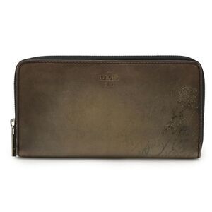 Berluti Scritto Leather Long Zip Wallet